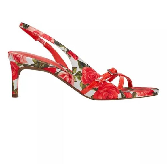 BRAND NEW MARC FISHER FLORA SLINGBACK HEELS SANDALS R3 - Picture 13 of 16